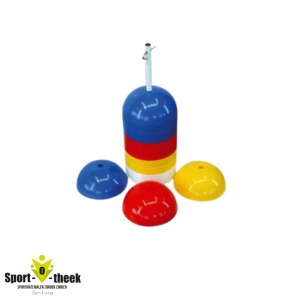 Afbake doppen geel / rood set