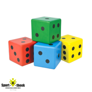 Dobbelsteen XXL geel